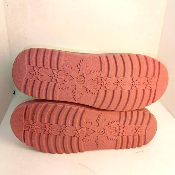 SO Brand Women's Pink w/Buttons on Side Faux Fur Lined Winter Boots - Size 5 - Picture 7 of 7